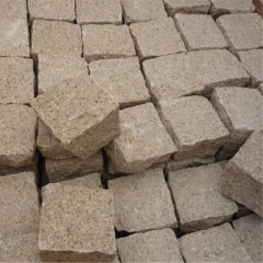 6 side split granite cobblestone